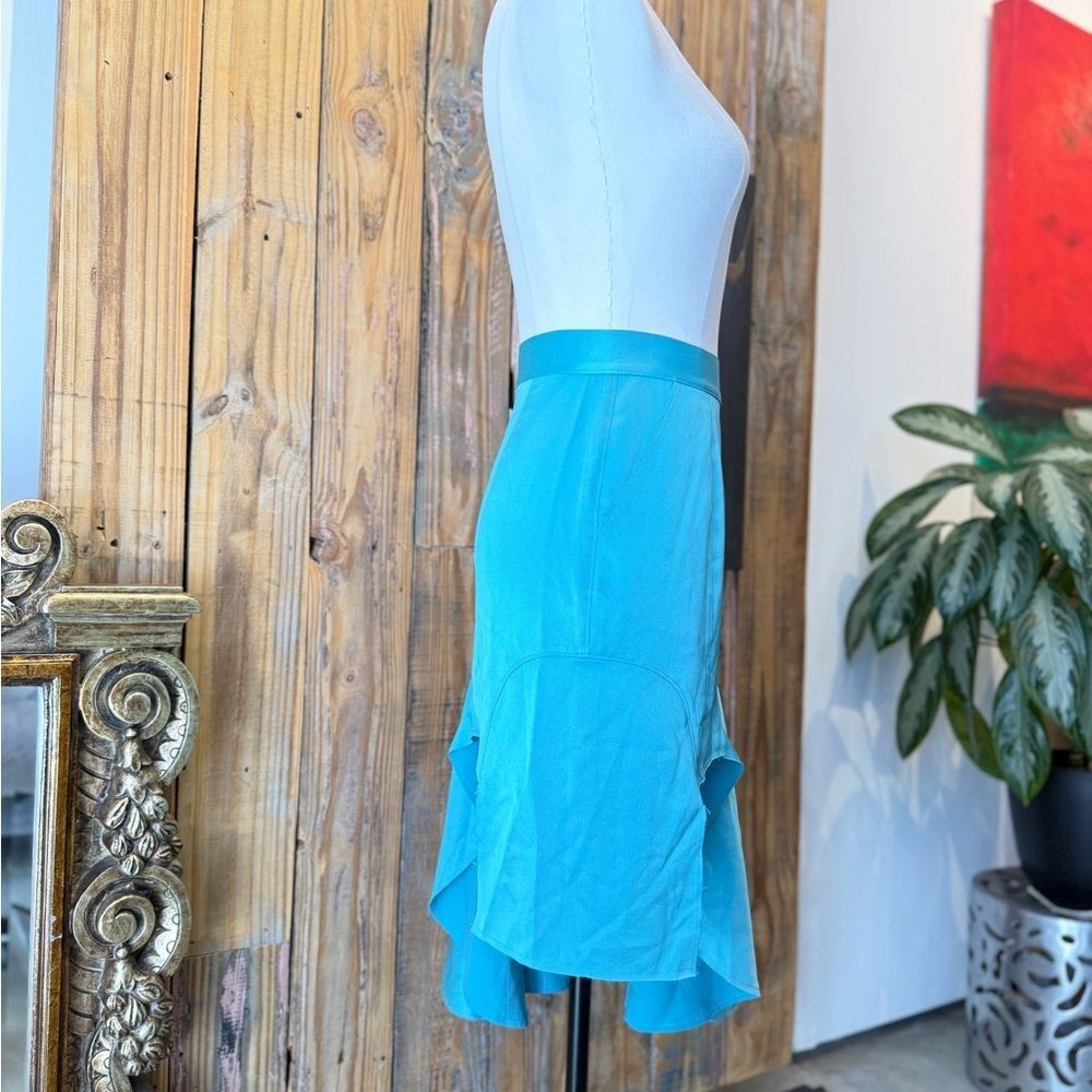 NWT RtA Asymmetrical Skirt Teal Size 2 - Picture 10 of 11